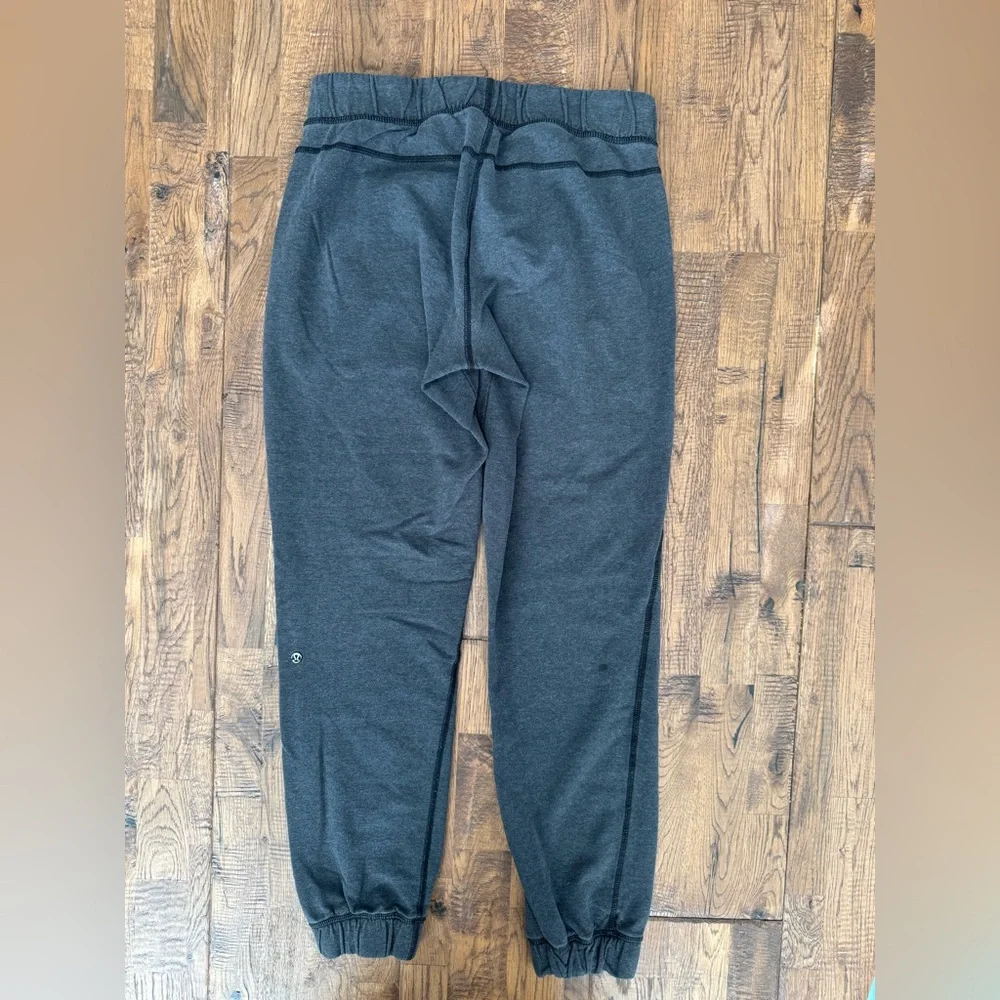 Lululemon Sattva Pant‎ II Joggers Gray Heathered Black Women's Size 4 L